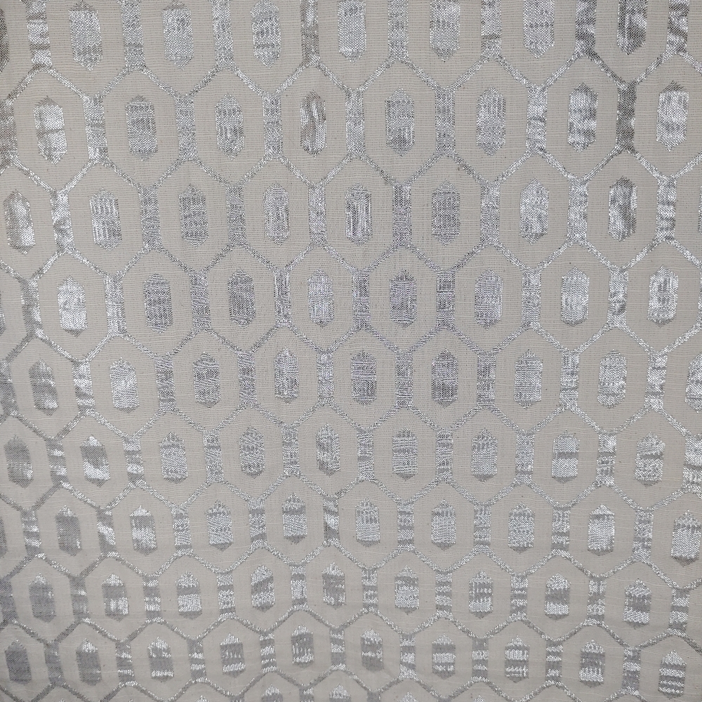 Banana Republic Metallic Hex Print Mini Skirt Sz 2 - Picture 3 of 8